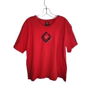 NIKE Diamonds Are A Girls Best Friend Vintage Baseball MLB T Shirt Size XL